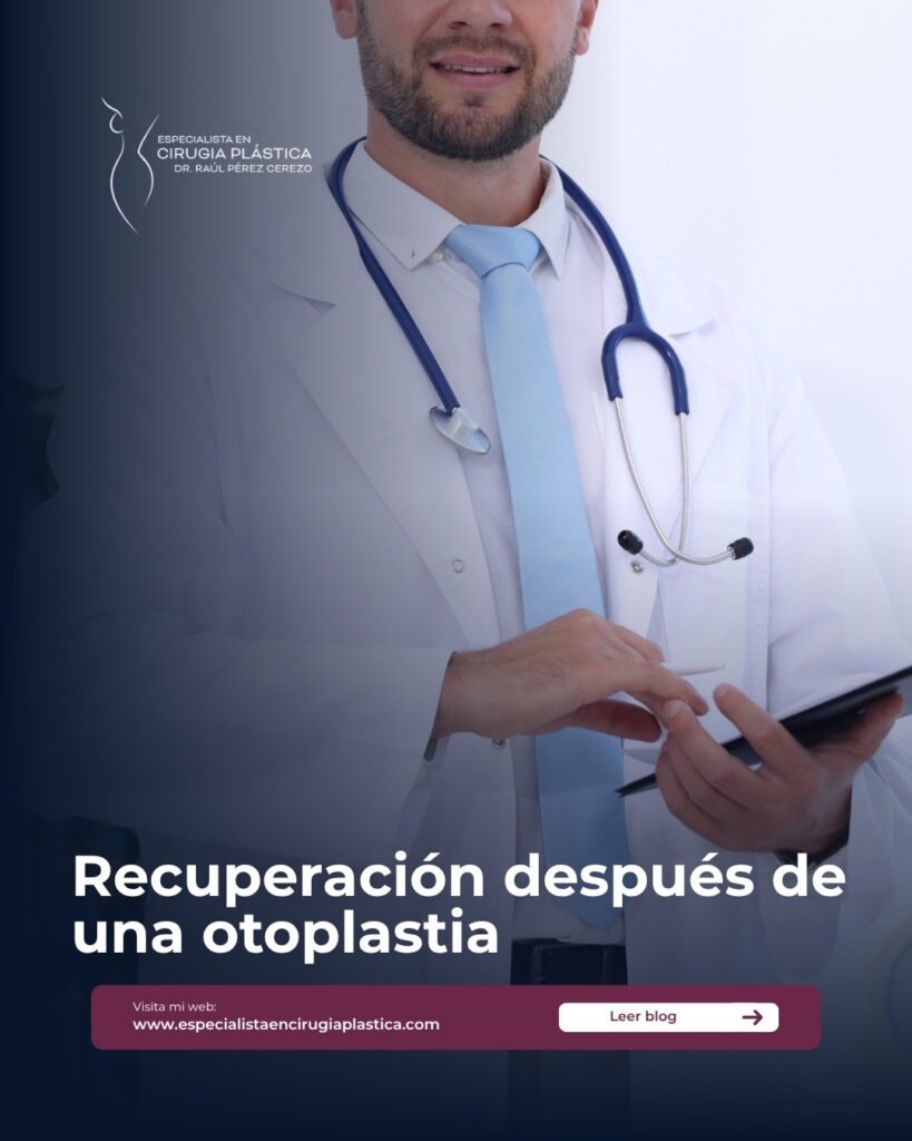 Recuperación después de una otoplastia